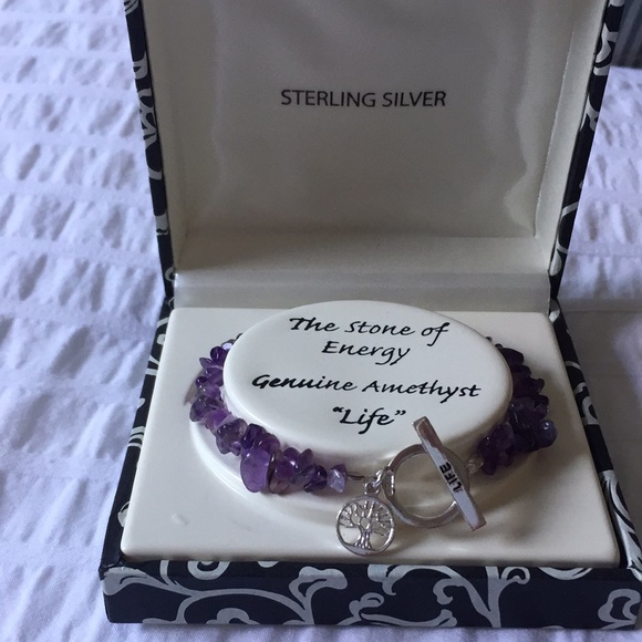 Genuine Amethyst Life bracelet - Picture 4 of 5